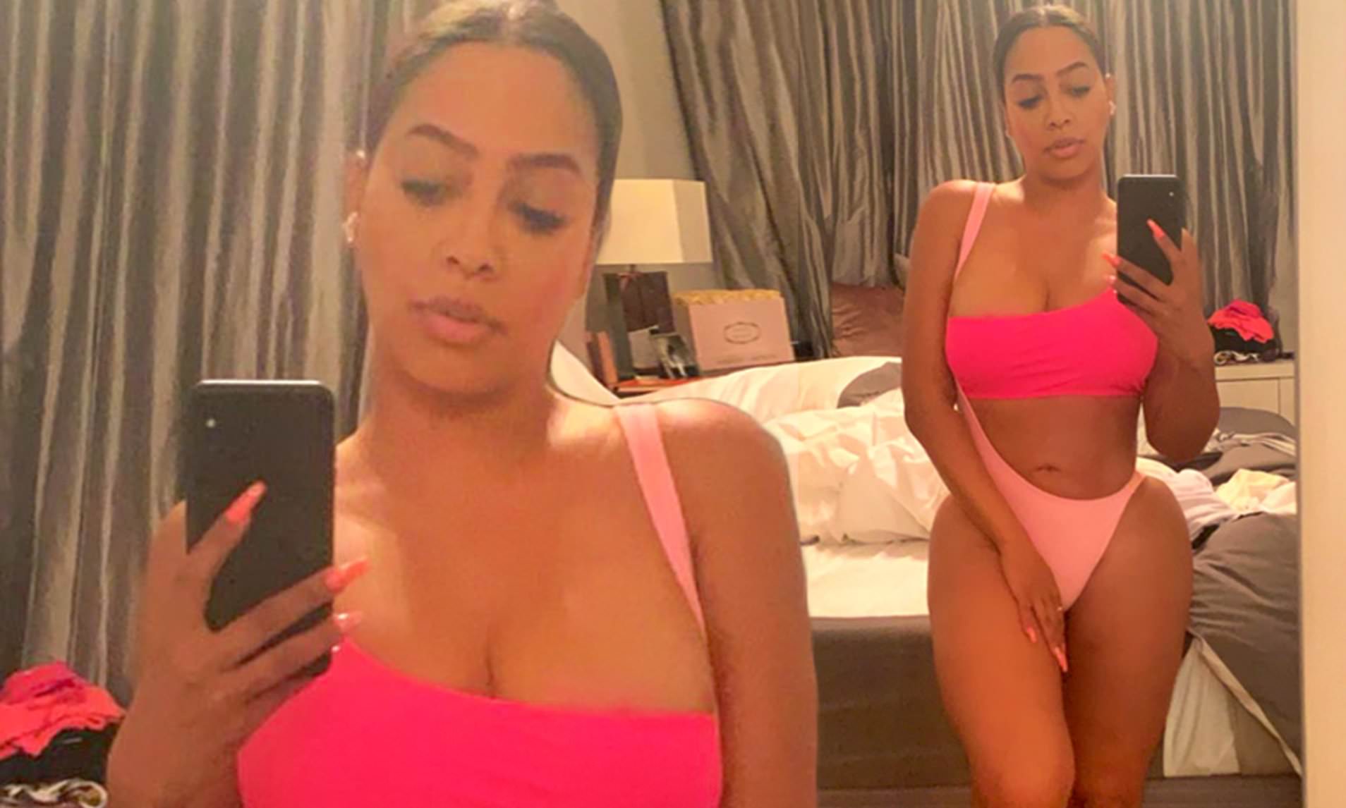 La La Anthony never needed any plastic surgery in the first place. 